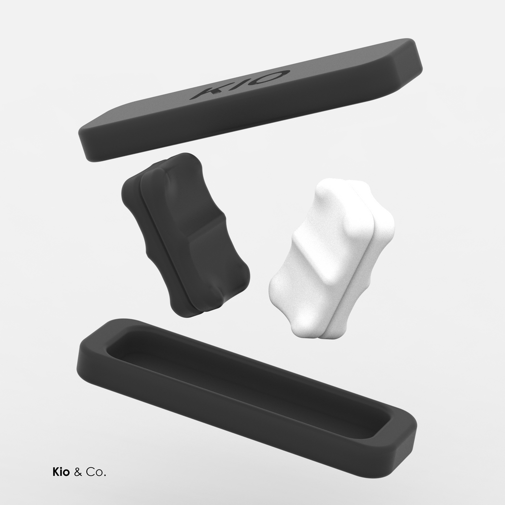 Fidget Slider BONE - Set of 2 Piece + Case